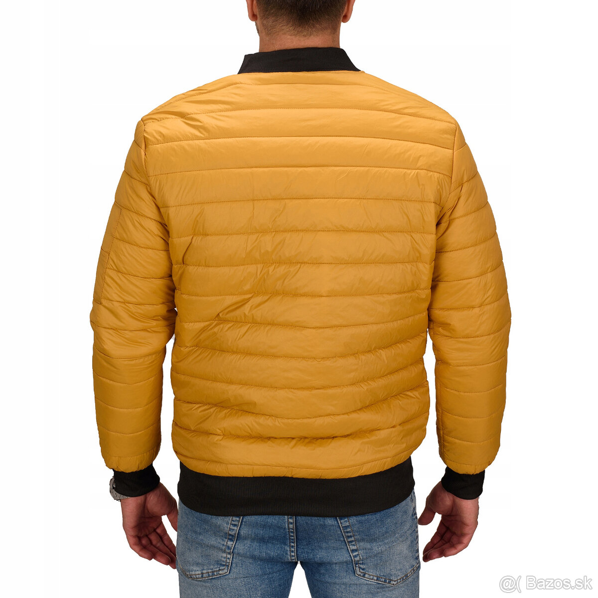 Žltá bomber bunda - 20