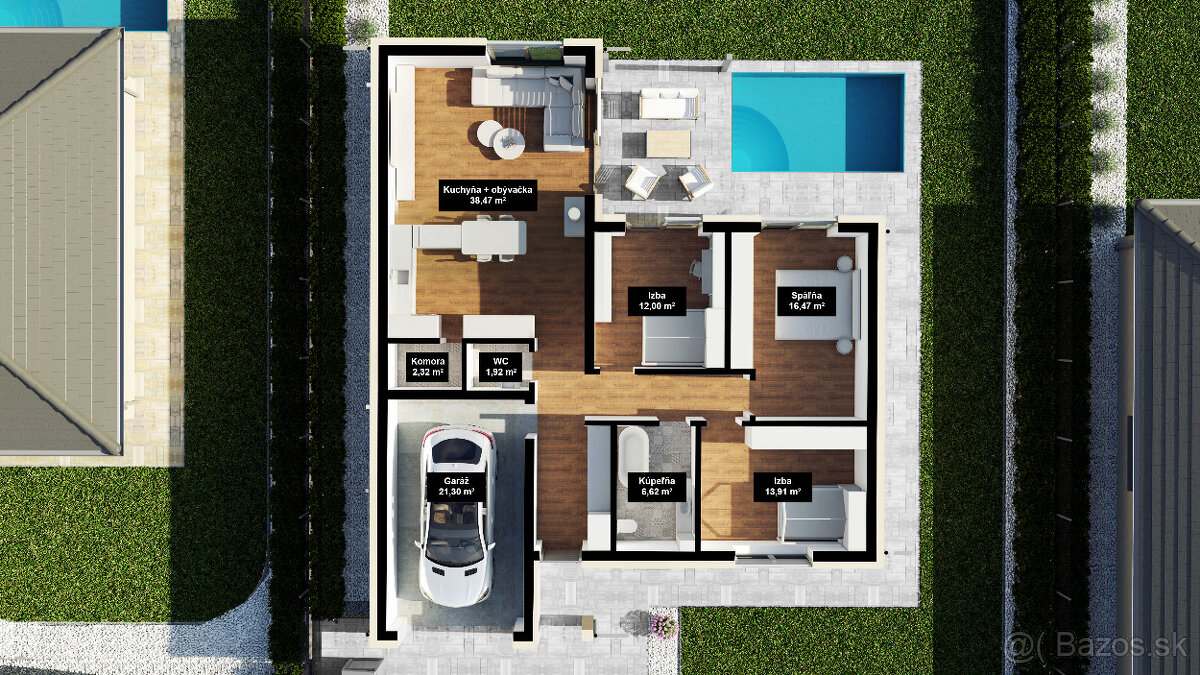 Skolaudovaný RD Za Kaplnkou Prúdy Sereď - 20