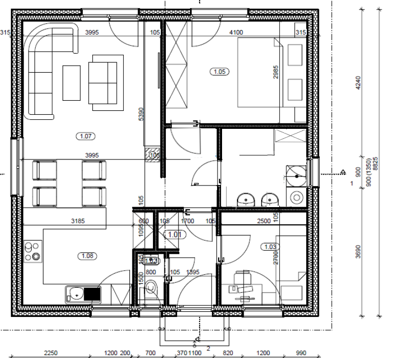 Na predaj 3-izbový drevodom 1.071 m² v Necpaloch, Martin - 20