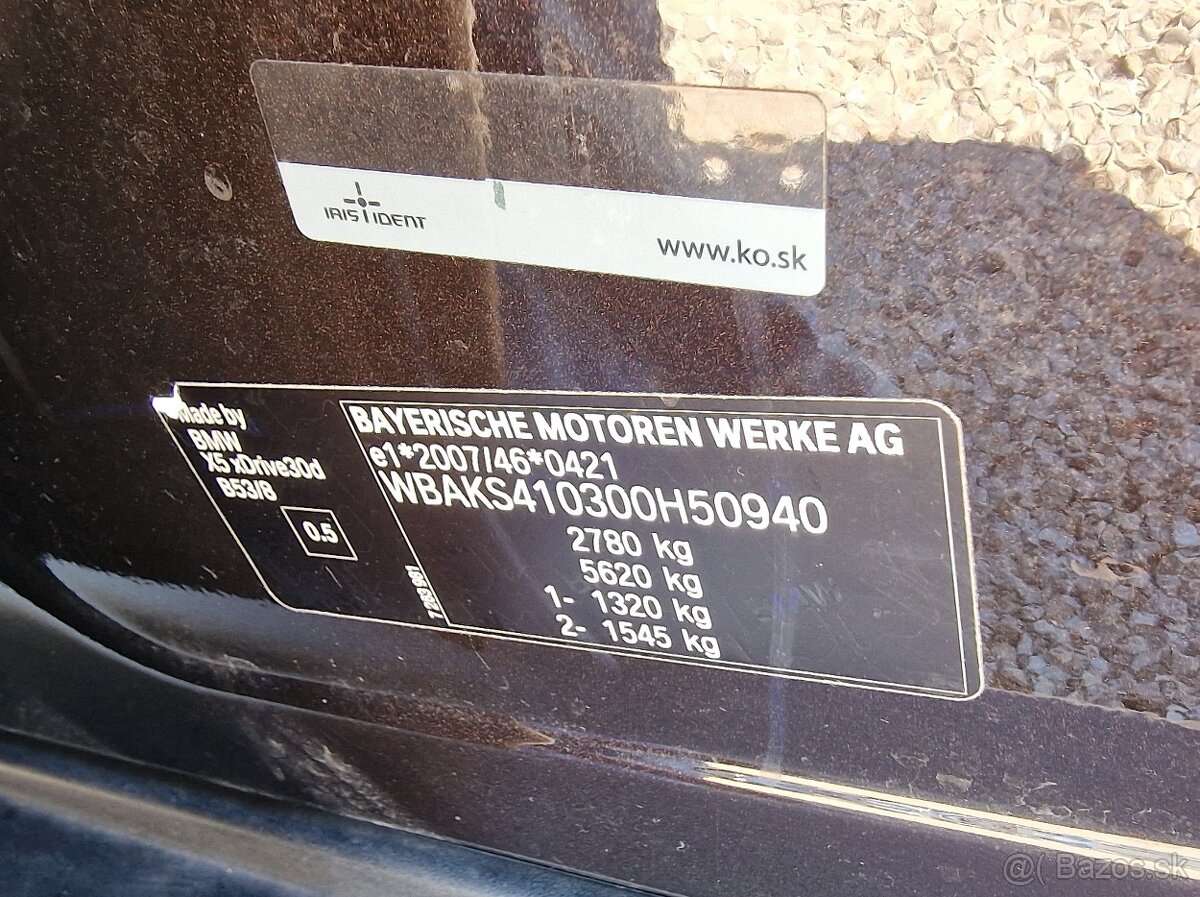 BMW X5 XDRIVE30D A/T - 20