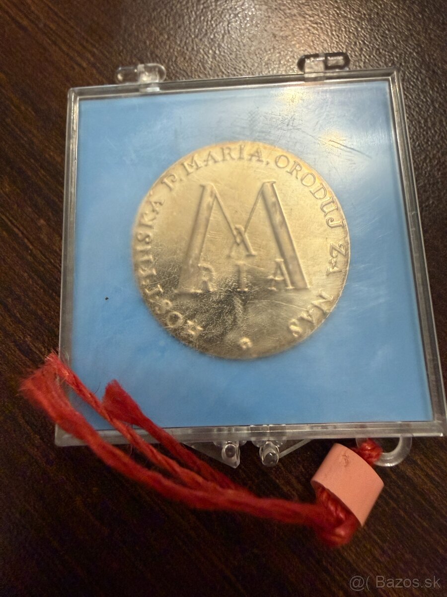 strieborne mince prof - 20