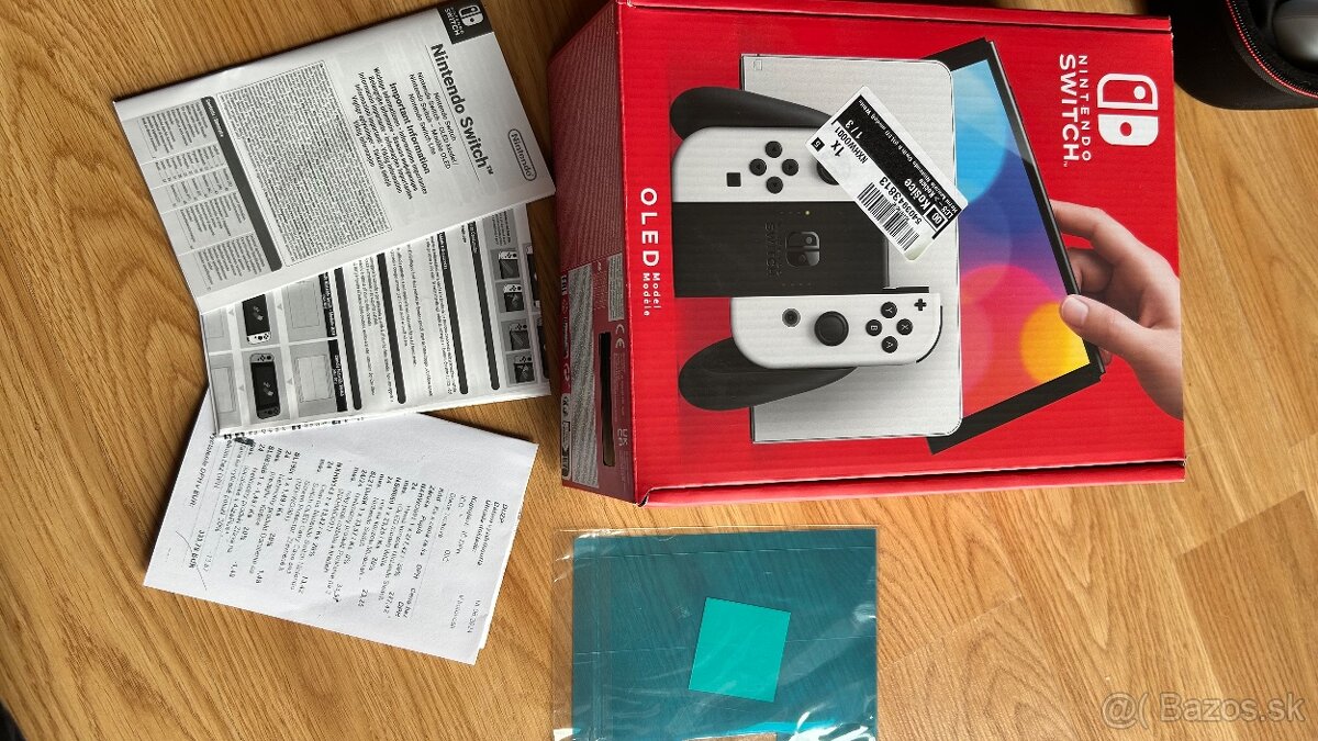 Nintendo Swich Oled 2024 - v záruke s kopou doplnkov - 20