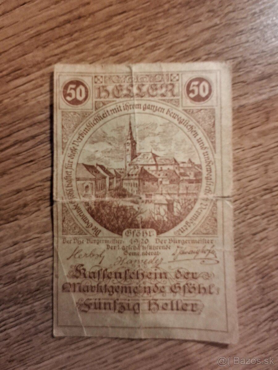 Staré bankovky - 20