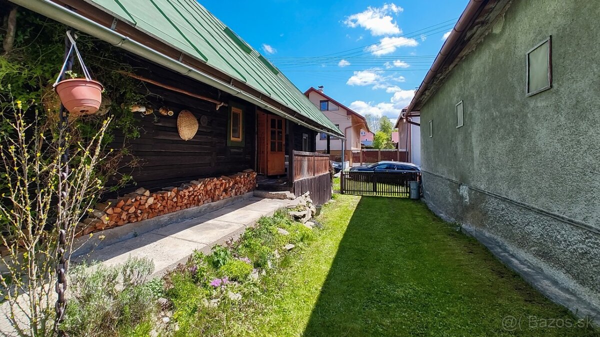 Zrekonštruovaná drevenica pod Kráľovou hoľou, pozemok 457 m2 - 20