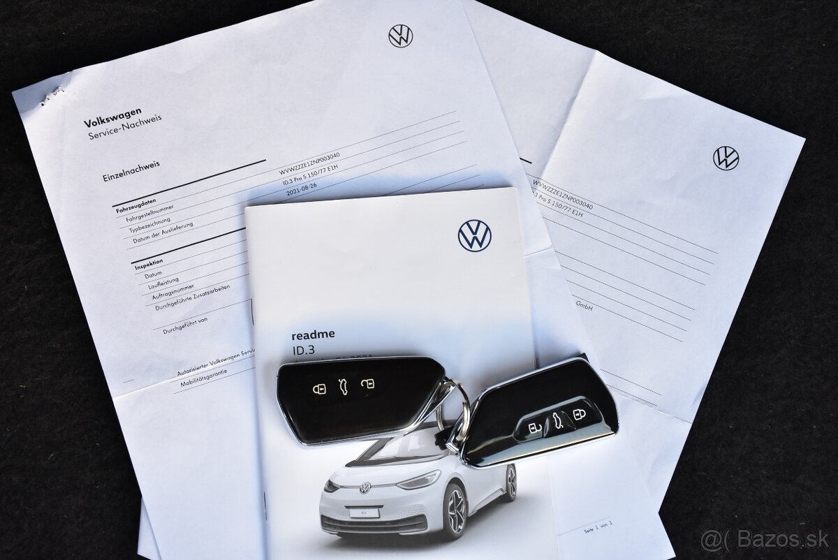 Volkswagen ID.3 PRO S 77_kWh 204_KONÍ SOH - 93,8 % - 20