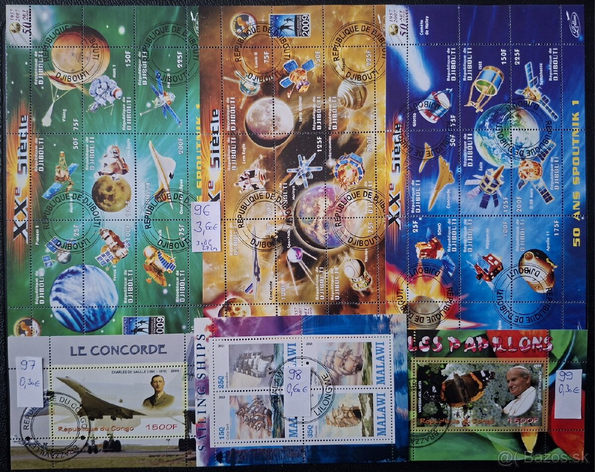 Postove znamky Mix 18 (99poloziek) - 20