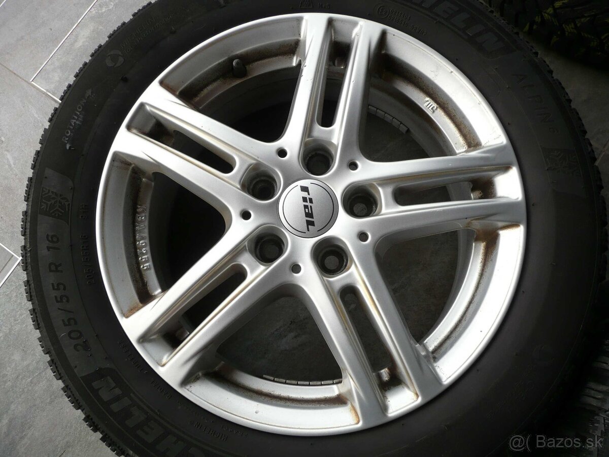 5x112 Zimná sada 205/55 R16 Hliníkové disky+pneumatiky - 20