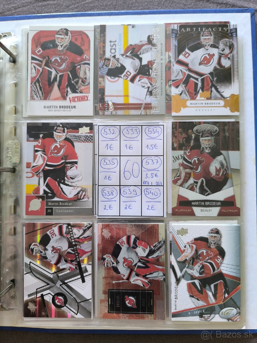 Hokejové kartičky - Martin Brodeur 3 - 20
