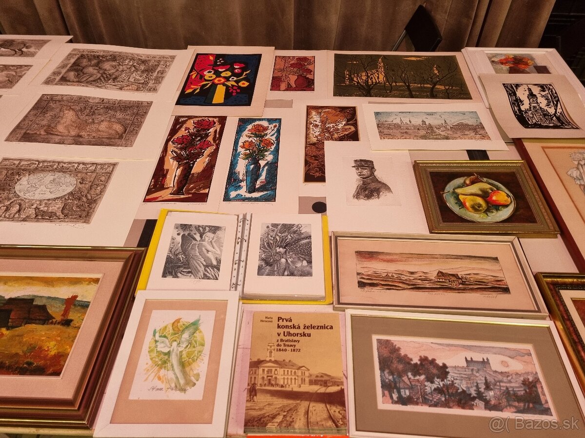 Predám grafiky a obrazy slovenských autorov. - 20