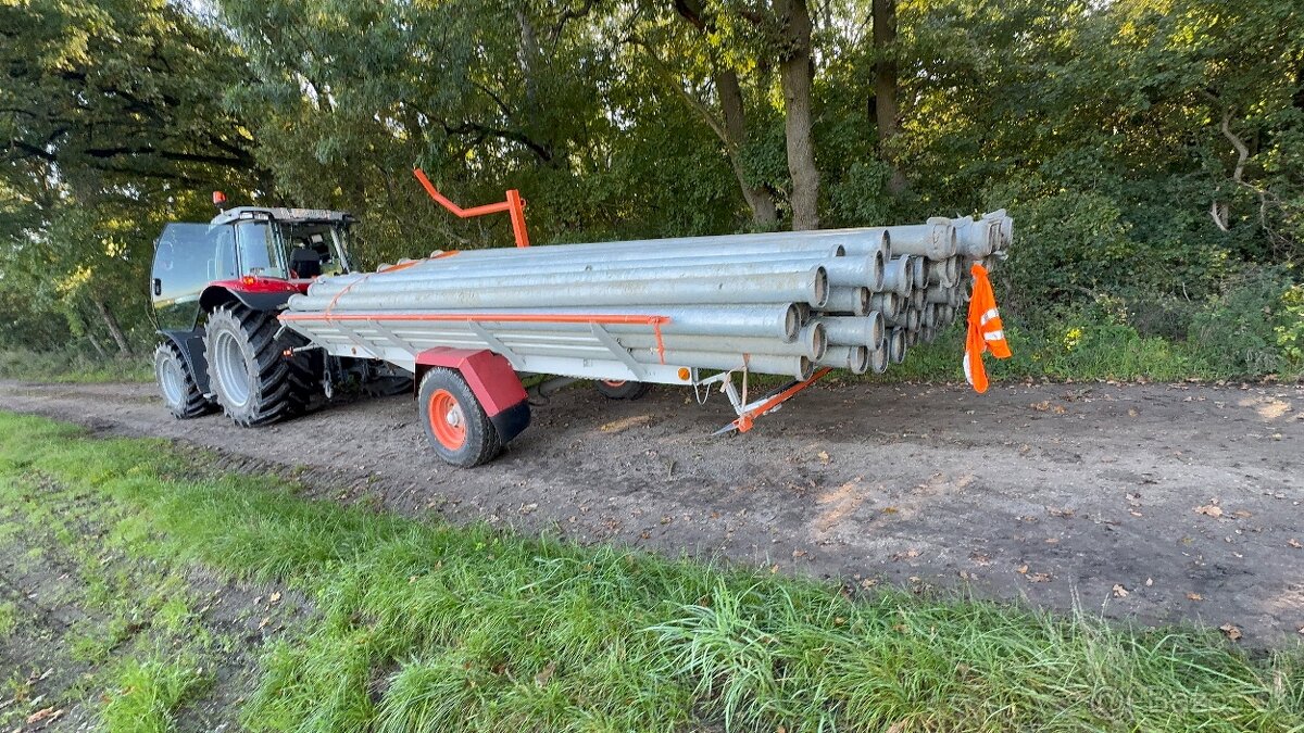 Samonakladacia Samovykladacia vlečka na balíky sena - 20