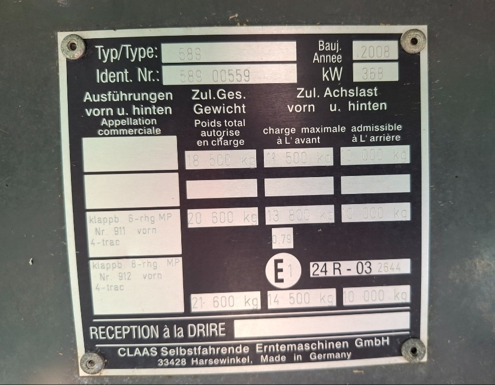 Claas Lexion 600 - 20
