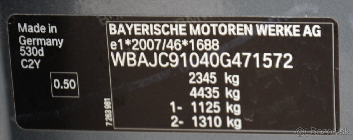 BMW rad 5 3.00 Drive, automat, koža, TopStav - 20