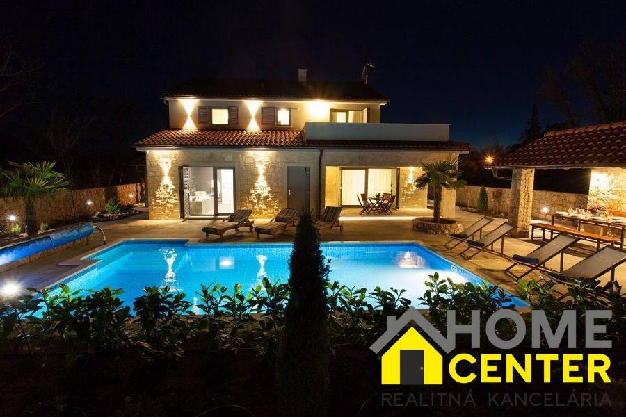 Na predaj kamenná vila s bazénom / 185 m² /, ostrov Krk - 20