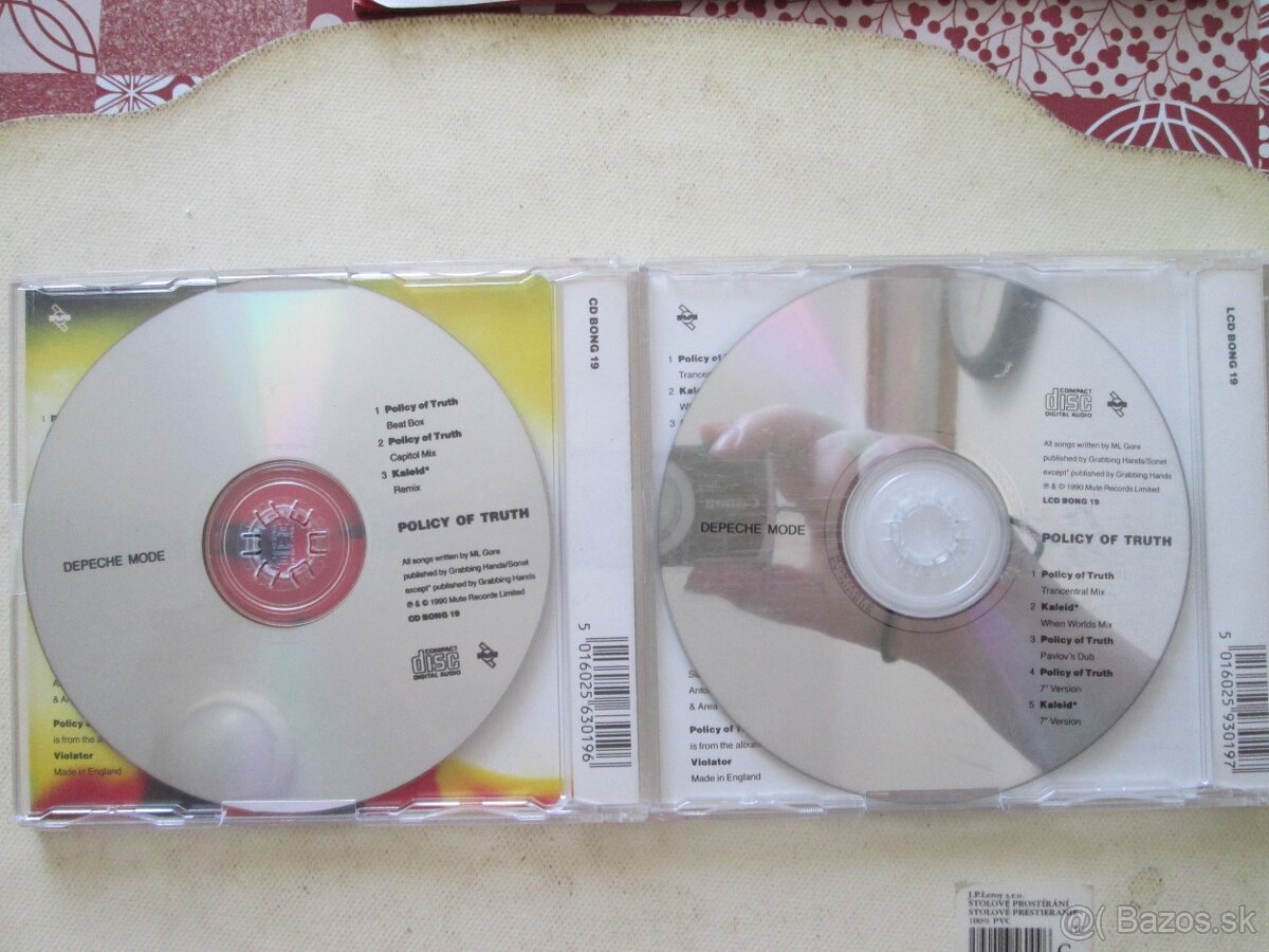 DEPECHE MODE + ERASURE - MUTE CZECHOSLOVAKIA (CD) - 20
