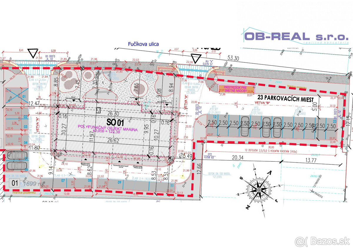 Predaj moderných 2izb bytov 55m2 v novostavbe v centre Sládk - 20
