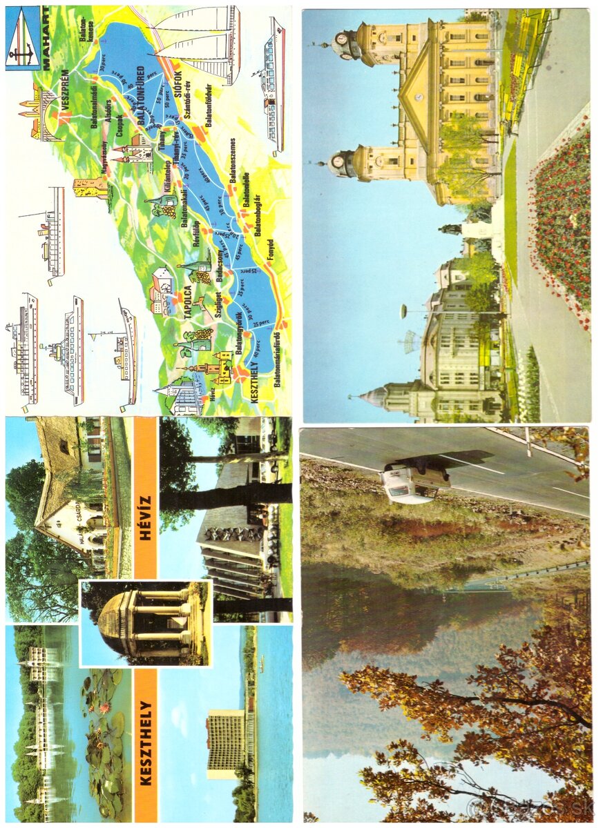 Pohľadnice mix svet farebne 1 - 20