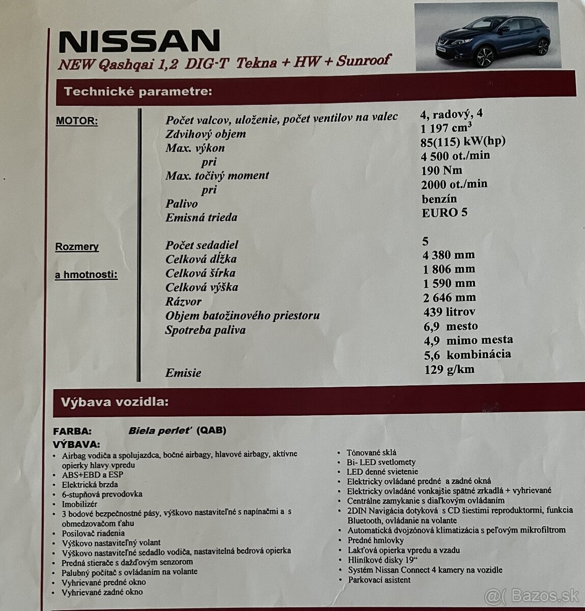Nissan Qashqai 1,2 DIG-T Tekna+HW+Sunroof - 20