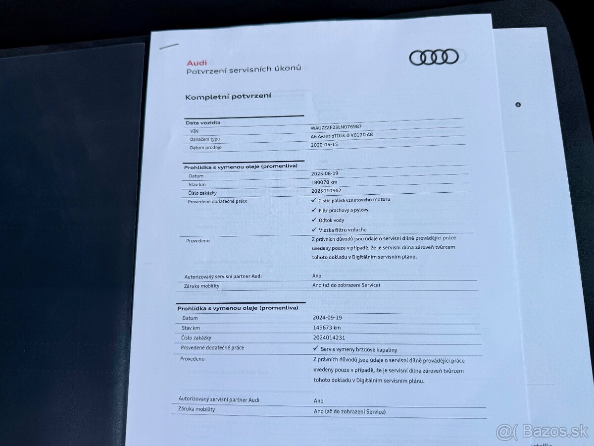 AUDI A6 AVANT 45TDI 3.0TDI QUATTRO SPORT BOHATÁ VÝBAVA - 20