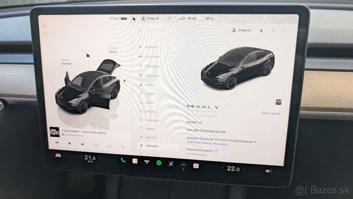 Tesla Model Y 2022 Long Range 82kWh AWD SOH 92% - 20