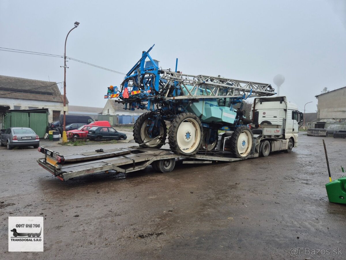 🚜 PREPRAVA STROJOV PODVALNÍKOM ➜ NAVIJÁK 18 t - 20