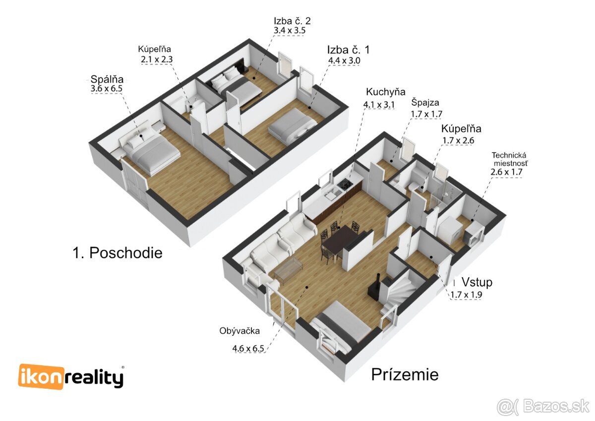 Na predaj krásna novostavba chalupy v malebnom prostredí obc - 20
