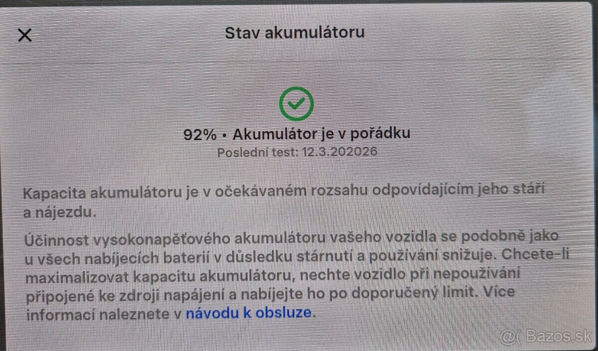 Tesla model 3 výkon 239 kW batéria 60kW - 20