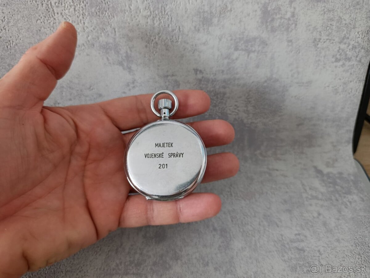 Velmi staré vojenské švýcarské stopky mikrograph Heuer - 20