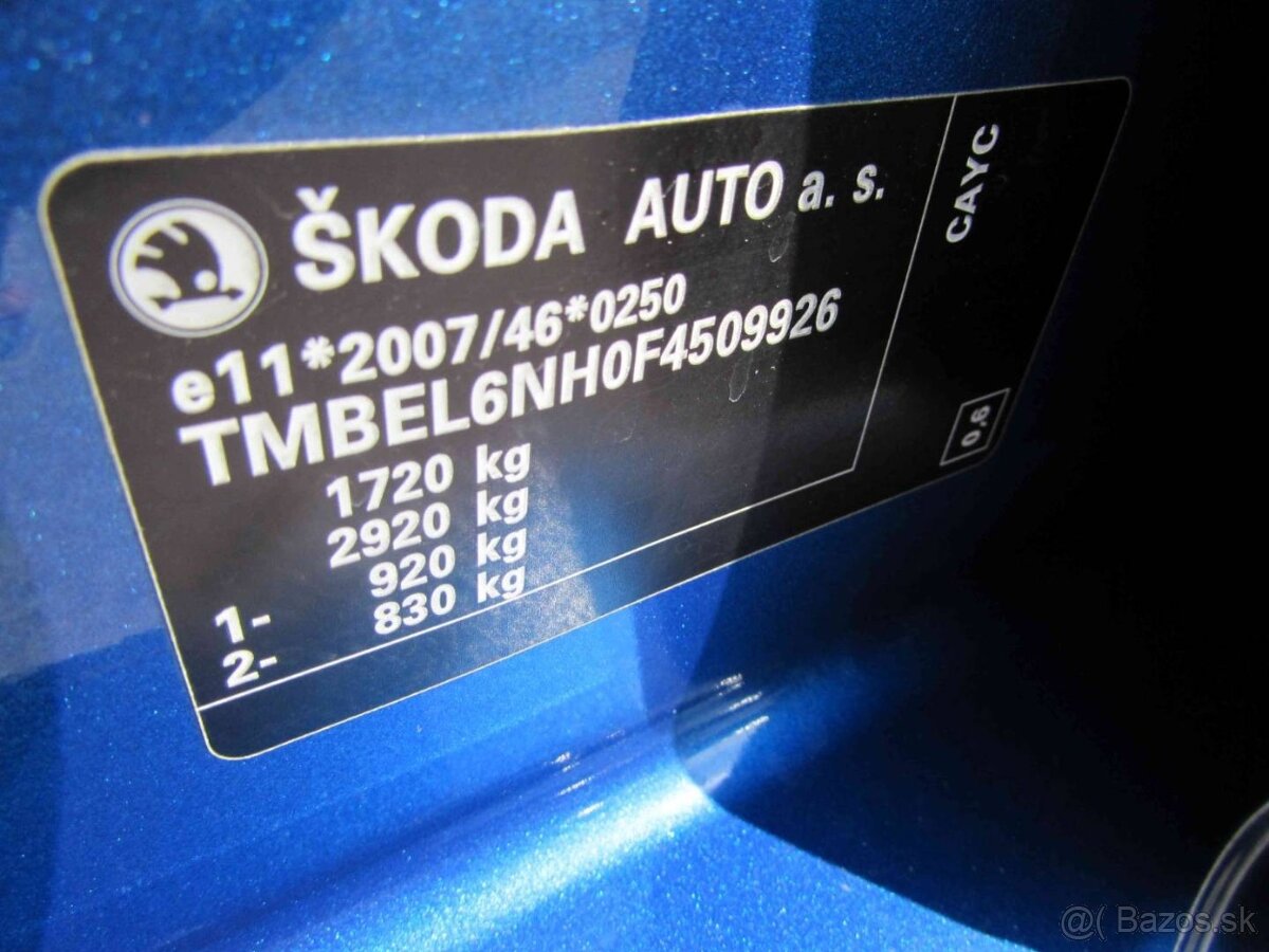 Škoda Rapid SB 1.6 TDI 105k Elegance - splatka 100,-€ - 20