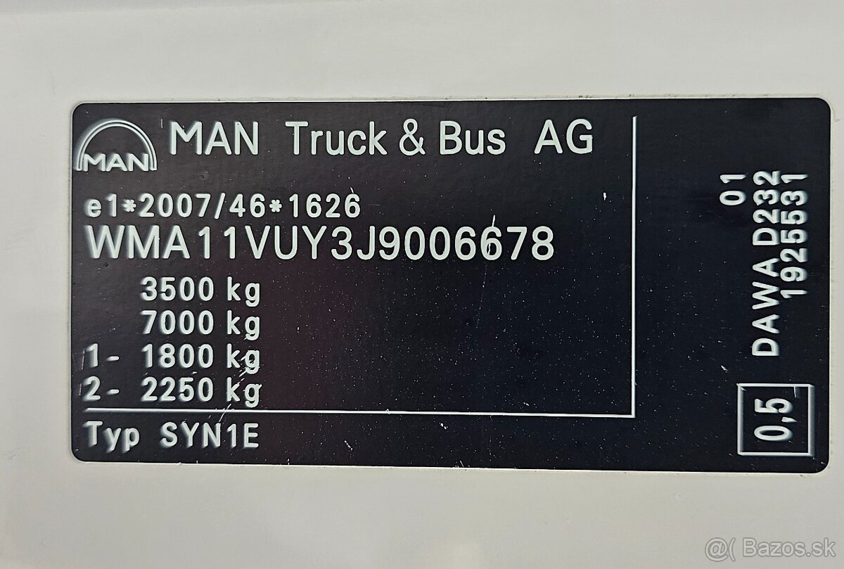 Man TGE 2.0 TDI 180ps L3H3 Max 3.5t Navi-Ťažné- Webasto - 20