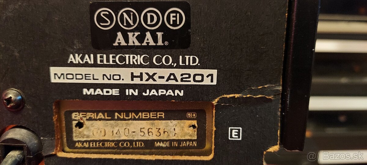 Predám deck Yamaha, Wega, Pioneer a Akai - 20