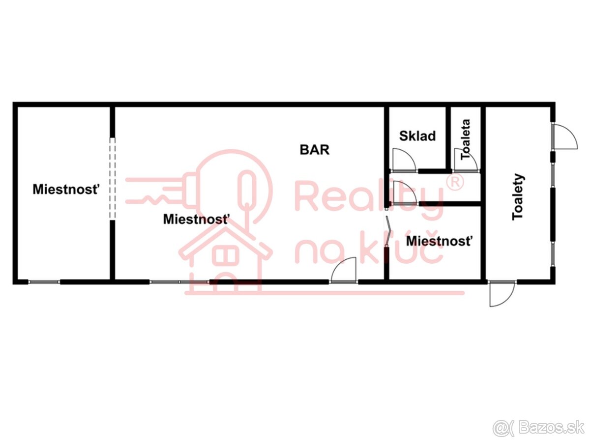 Na prenájom obchodný priestor s terasou v centre mesta NZ - 20