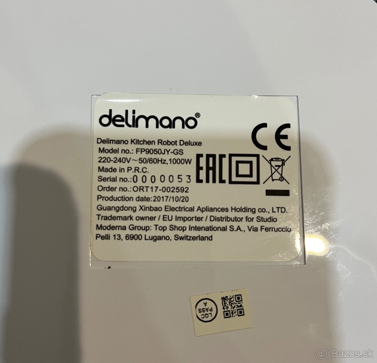 Kuchynský robot Delimano Deluxe set s doplnkami - 20