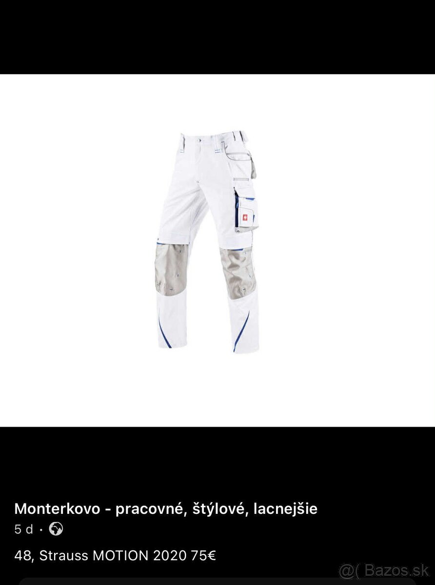 Pracovné nohavice Engelbert Strauss MOTION 2020 - 20