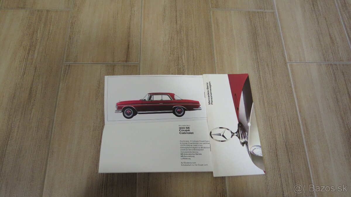 Prospekty Mercedes 60.-90. léta. - 20