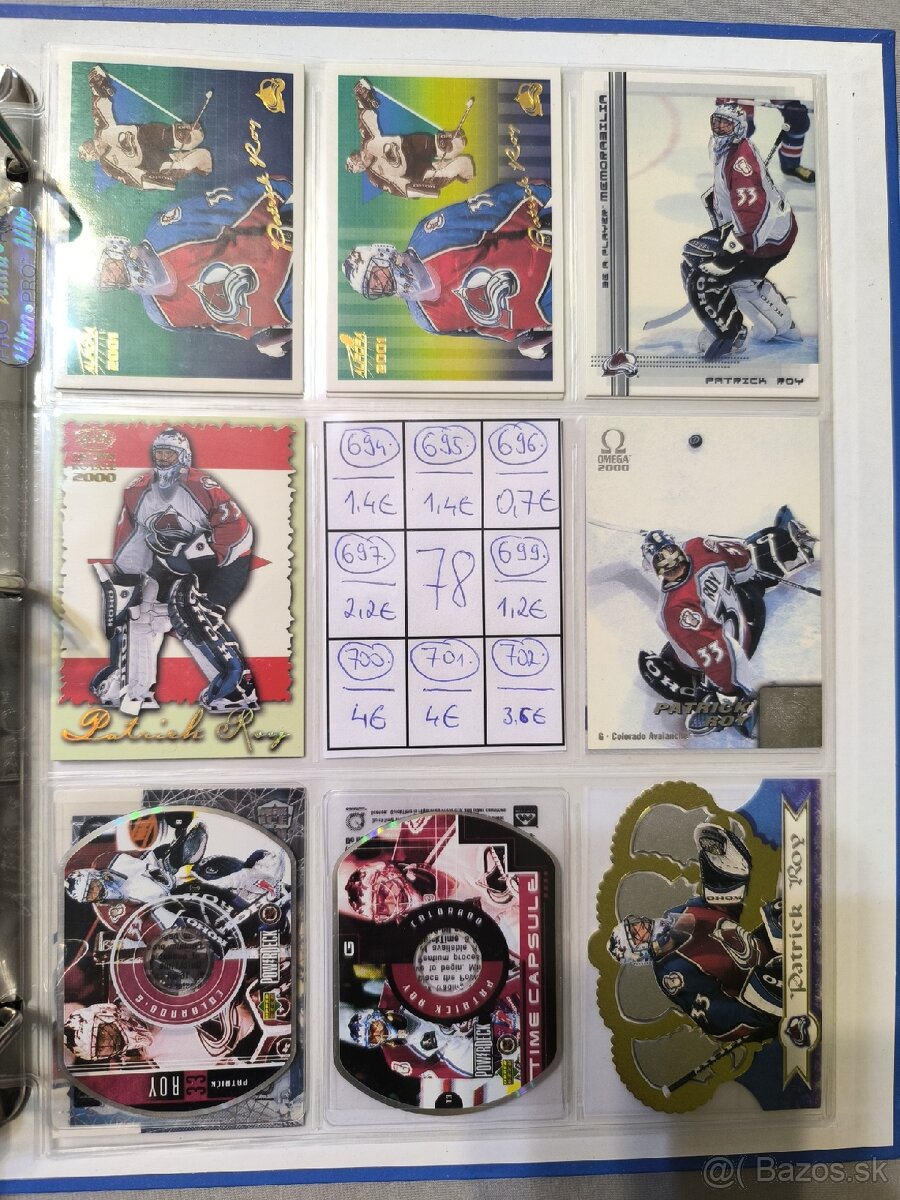 Hokejové kartičky - Patrick Roy 3 - 20
