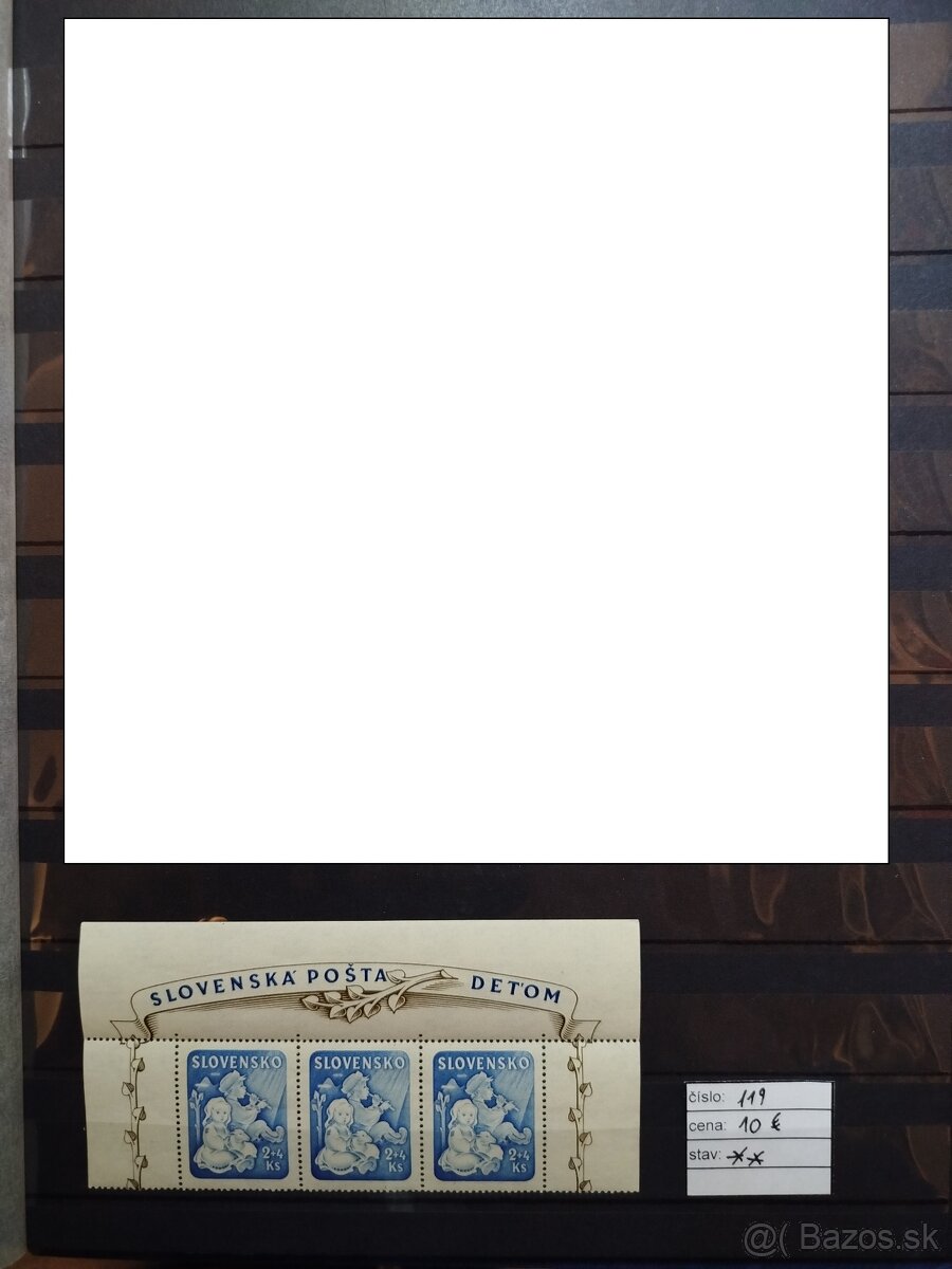 Slovenský štát - partia známok - 20