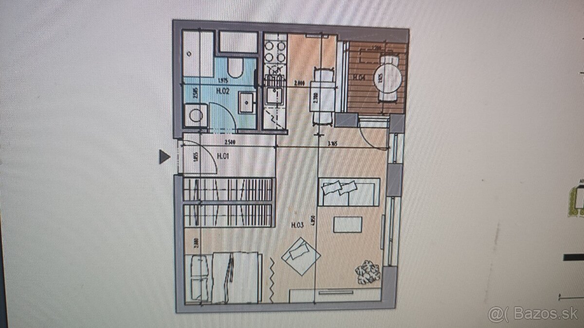 Prenajmem veľký1,5izbový slnečný byt, Bory1, nemocnica 3 min - 20