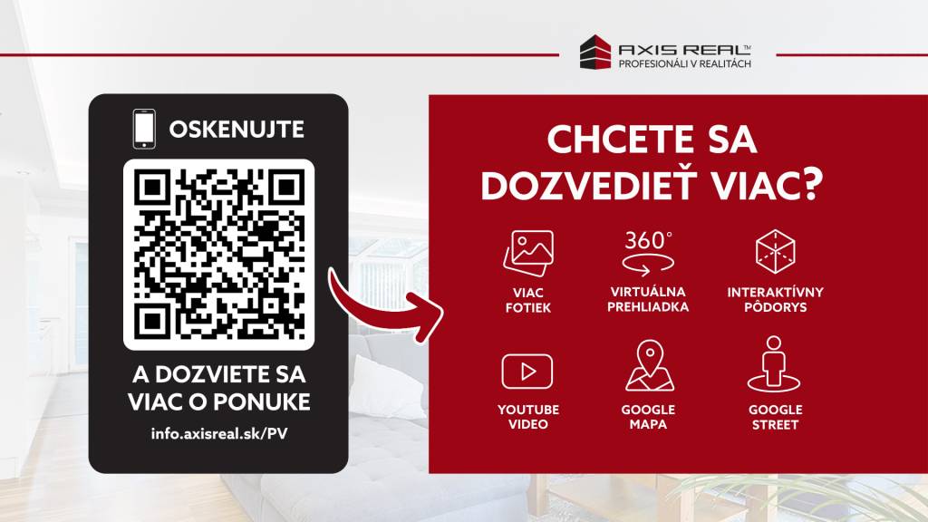 AXIS REAL | SLNEČNÝ 2-izbový byt s LODŽIOU, Stará Ľubovňa, O - 20