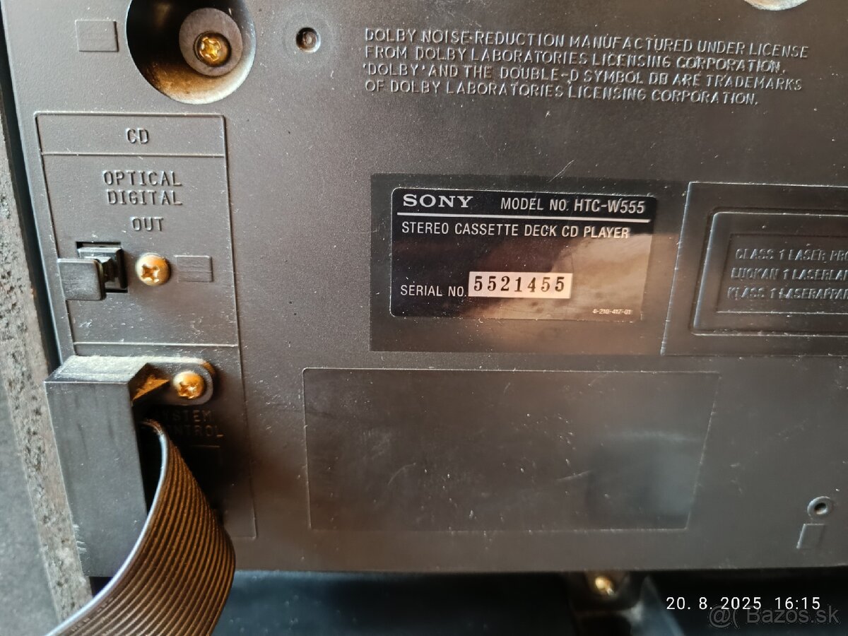 SONY MHC-W777AV... PLNE FUNKČNÁ...cca 30kg - 20