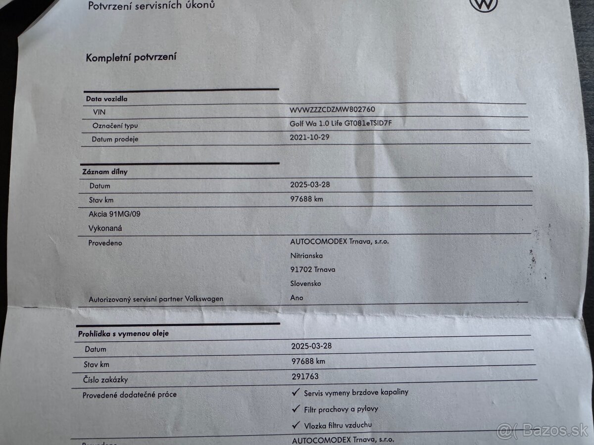 VW Golf 1.0 eTsi Live Dsg - 20