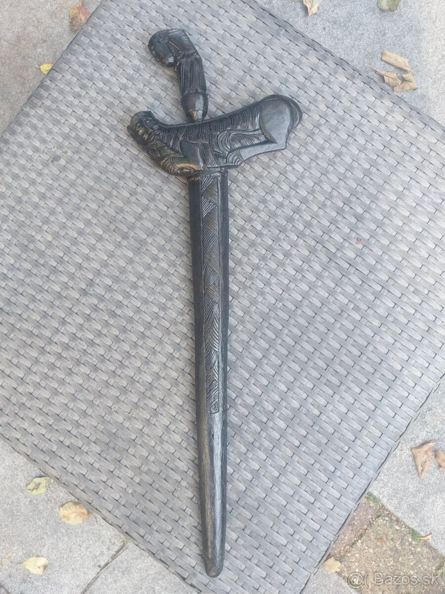 Meč Kris (keris) Madurský ľud Jáva Indonézia 1900-1910 - 20