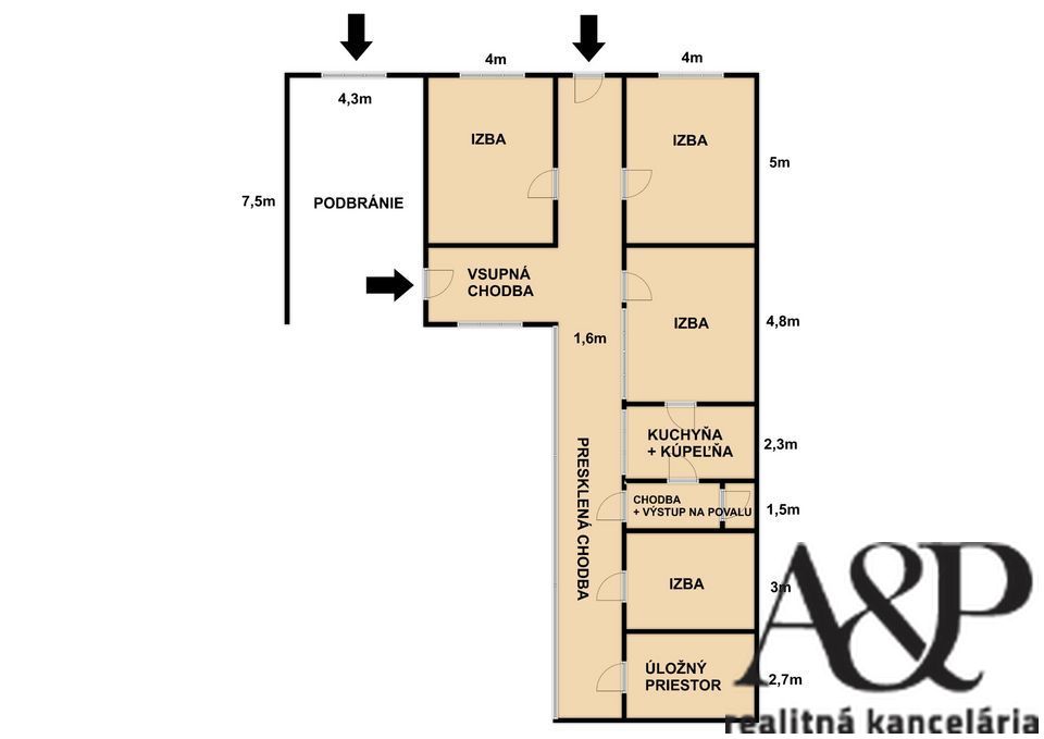 NA PREDAJ 4 IZB. RODINNÝ DOM, POZEMOK 1166M2, KOVÁLOVEC, okr - 20