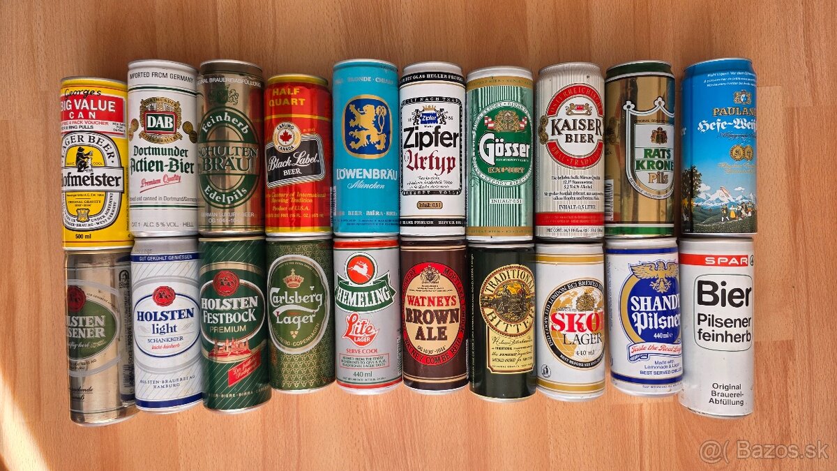 1. Lacno predám. Plechovky z celého sveta pre zberateľov - 20