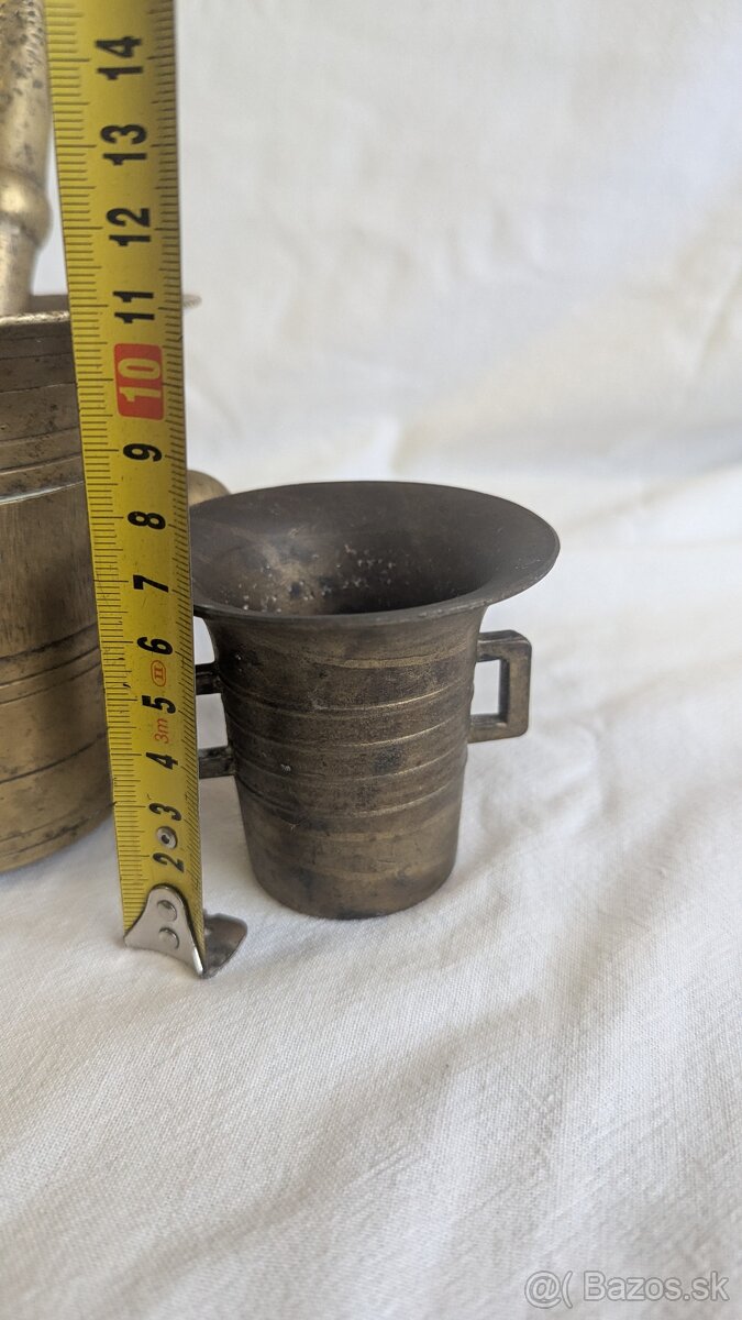 Predám 2 mosadzné mažiare - 20