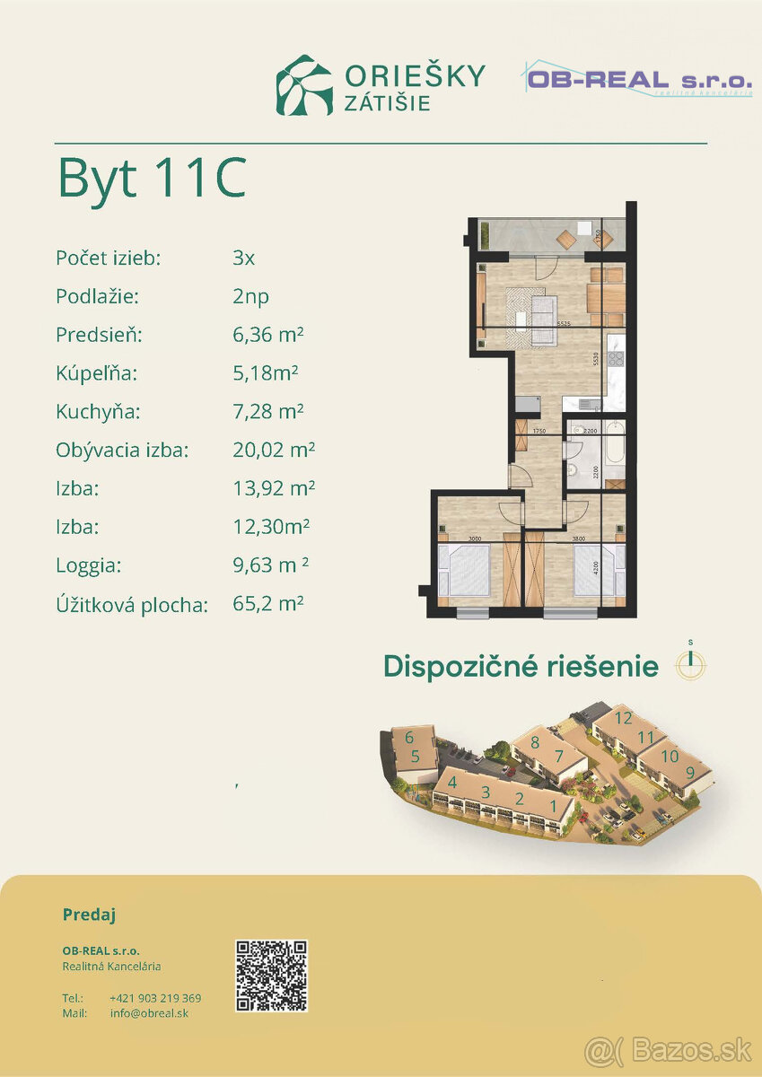 Predaj 3izb bytov v novostavbe v Sládkovičove v novovybudova - 20