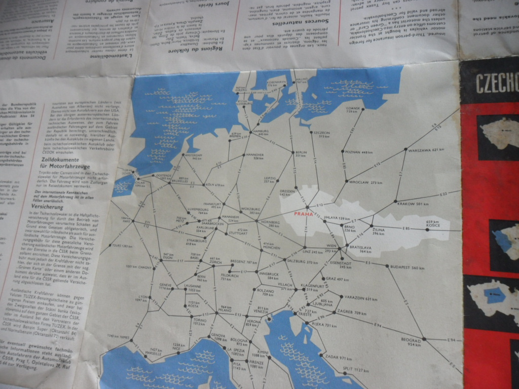 3 x mapy - ČESKOSLOVENSKÁ REPUBLIKA - 2,50 € - 20