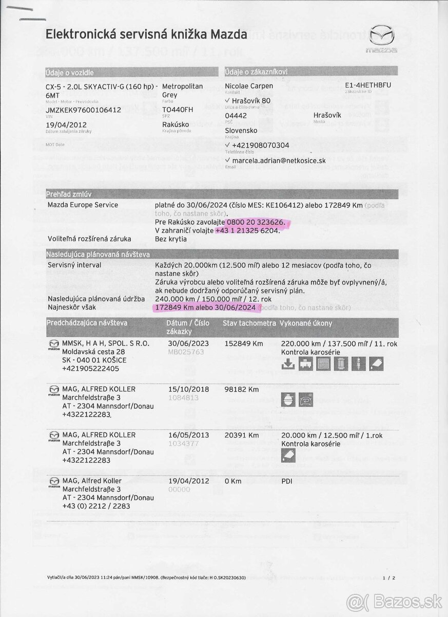 Mazda CX-5 2.0 Skyactive-G AWD -NEBÚRANÉ-TOP STAV - 20