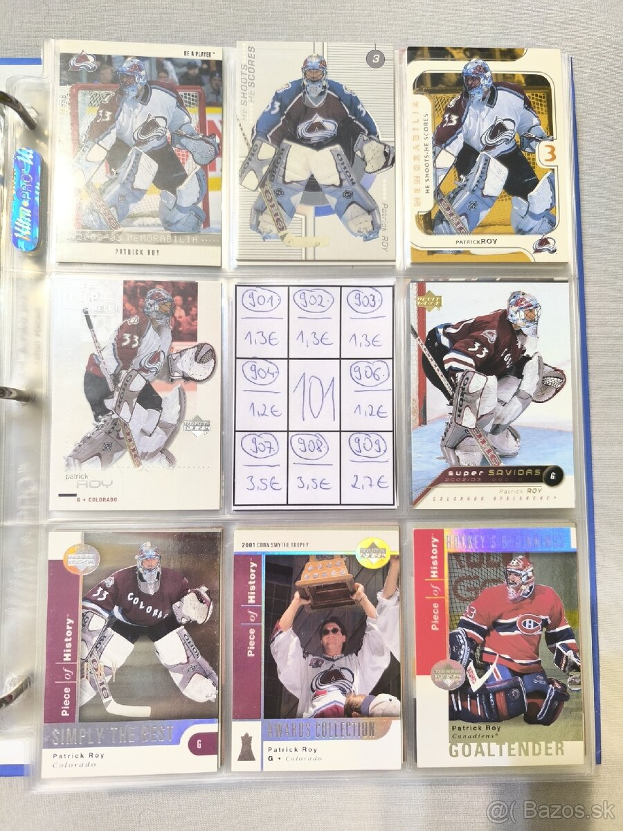 Hokejové kartičky - Patrick Roy 4 - 20