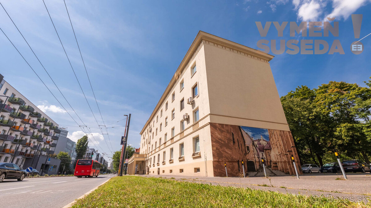 VYMEŇ SUSEDA - VÝNIMOČNÝ TEHLOVÝ 3 IZB. BYT, PRIEVOZSKÁ UL. - 20
