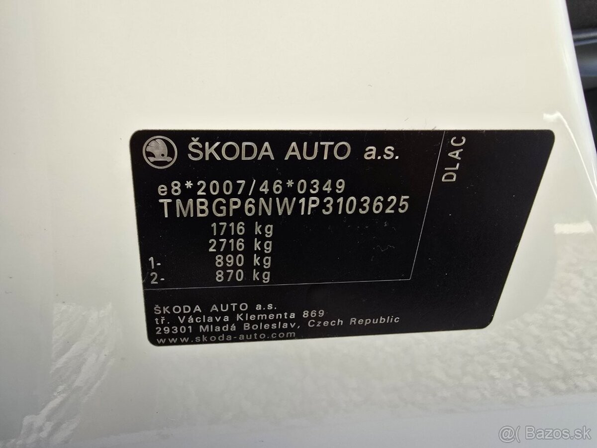 Škoda Kamiq 1.0 TSI Active, Mesačne: 274€ - 20